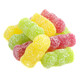 Sour Jelly Babies, an assortment of colorful grapefruit, lime, passion fruit sour gummy candies. Approx 70 pieces per pound.
