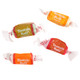 Tootsie Roll Harvest Chews seasonal candy, showcasing the warm autumn-themed orange and brown packaging