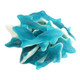Vibrant blue gummy sharks, approx 60 per pound, each 2 3/4 inches long. Herberts Best shark-shaped candy.