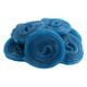 4.4LB bag of bright blue raspberry licorice wheels, approximately 198 sweet and tangy candy wheels.