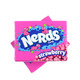 Many bright pink Nerds Mini Boxes, strawberry flavored tiny tangy crunchy candy, bulk wrapped.