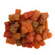 Revolcado Gummy Bears, colorful fruit-flavored, coated in red chamoy and spicy chili powder.