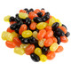 Jelly Belly Halloween Mix Jelly Beans, orange, yellow, black assortment, approx 400 count per pound.