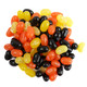 Jelly Belly Halloween Mix Jelly Beans, a 1lb bag of approx 400 orange, yellow, and black jelly beans for Halloween candy dishes.