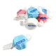 Sugar Free Taffy Town Salt Water Taffy Patriotic Mix. Red, white, blue pieces, approx 65 pieces.