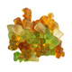 Herberts Best Caramel Apple Gummy Bears, bright green, bite-size, approx 96 per pound.