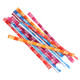 Silly Stix sour powder candy straws, 2.75oz bag with 40 assorted tropical punch, orange, cherry, grape stix.