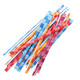 Silly Stix sour powder candy straws, bulk 200 count, assorted tropical punch, orange, cherry, grape.