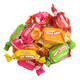 Gustaf's Assorted Soft Punch Chews, vibrant rainbow colors, individually wrapped, fruity cherry, mango, orange, strawberry, apple, lemon flavors.