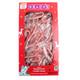Brachs Mini Candy Canes, 100 bright red and white peppermint flavored pieces, holiday Christmas candy.