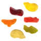Clever Candy Hot Wheels Gummies, multi-colored racecars, vehicles, and logos, approx 90 pieces per pound.