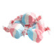 Patriotic red, white, blue Rocket Pop Salt Water Taffy, cherry, lime, blue raspberry flavors. Approx 65 pieces per pound.