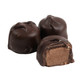 Asher's dark chocolate butter creams, 31 pieces, rich dark chocolate coating, soft creamy chocolate center.