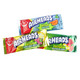 Airheads Sour Mini Bars, assorted blue, yellow, green, pink bulk taffy candy, approx 36 pieces per pound.