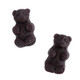 Approximately 50 deep black Licorice Juju Bears, soft and chewy with rich licorice flavor.