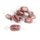 Brown, barrel-shaped Sugar Free Root Beer Barrels, many individually clear-wrapped hard candies, approx 60 per pound.