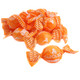Napoleon Sour Orange Bon Bons, individually wrapped, brilliant orange hard candy, approx. 65 pieces per pound.
