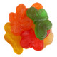 Extra large gummy butterflies, vibrant red, pink, green, yellow, orange candy, 2.5 inch wingspan.