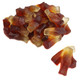 Brown, cola-flavored Kervan Gummy Cola Bottles, shaped like soda pop bottles, approx 140 unwrapped per pound.