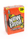 Colorful, individually wrapped Now and Later Tropical Punch hard chew taffy squares, 12 packs, 24 count.