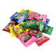 Warheads super sour rainbow colored fruity candy, approximately 115 pieces per pound.