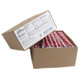 80 Gilliam Old Fashioned Cinnamon hard candy sticks, red and white striped, individually wrapped, 5 inches long.