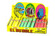 El Bubble Bubble Gum Cigars, 12 boxes. Yellow banana, green apple, pink fruit flavors.