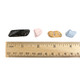 Kimmie Candy Chocolate Rocks Regular Mix, dark and pastel colored milk chocolate nuggets, thin candy shells, realistic rock look.