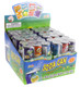 Soda Can Fizzy Candy, 72 tangy cans in cola, orange, grape, lemon-lime flavors. 12 six-packs.