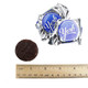 Mini York Peppermint Patties, silver foil wrapped dark chocolate mint candy, approximately 40 per pound, 1.5-inch round.