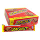 Image of Zag Nut candy bar in front of a box of 18 bars