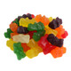 Vidal Sugar Free Gummy Bears, chewy, assorted red, orange, yellow, and mixed fruit flavors, sugar-free.
