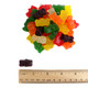 Colorful Vidal Sugar Free Gummy Bears, a pile of chewy rainbow fruit flavors like strawberry, orange, and lemon.