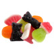 Vidal Gummy Halloween Mix, colorful assortment of spooky bats, pumpkins, vampire fangs, fruity chewy candy.