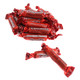 Atkinson Pumpkin Spice Caramels, pile of individually wrapped rich orange-brown USA made fall candy.