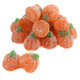 Jelly Belly sour orange gummy pumpkins, coated in tangy sour sanding. Chewy fall Halloween candy.