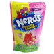 Nerds Clusters Cherry Lemonade, bright red, yellow bite-sized candies, crunchy Nerds coating, gummy centers, bulk ~200 per pound.