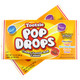 12 pack Tootsie Pop Drops theater boxes. Colorful fruit hard candies with chewy chocolatey Tootsie Roll centers.