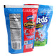 Nerds Clusters Berry Punch, vibrant red and blue, crunchy candy on chewy gummy, approx 200 pieces per pound.