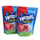 Nerds Clusters Berry Punch 6-pack of 8oz bags. Colorful red and blue chewy gummies with crunchy tangy Nerds.