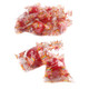 Individually wrapped Nuclear Fire Blast red jawbreakers, approx 75 per pound, explosively hot cinnamon candy.