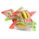 Efrutti Mini Gummy Tacos, colorful taco-shaped fruity candies, approx. 44 per pound, orange and yellow.