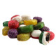 Old Fashioned Christmas hard candies, unwrapped. Features rich chocolatey centers, a luxurious retro filled treat from Quality Candy Co.
