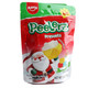 Peelerz Christmas Presents peelable gummy candy, lemon, strawberry, blue raspberry flavors, approx 30 pieces, 6oz bag.