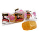 Brown, barrel-shaped Goslings Ginger Beer hard candies, natural ginger flavor, sweet, spicy with a refreshing zing.