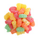 Vibrant, assorted sour jelly Easter eggs and bunnies candy mix. Soft, chewy, tangy, fruity shapes.