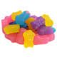 Brightly colored Easter Rabbit Jubes, chewy fruit-flavored candy in cute rabbit shapes. Approx. 70 per pound, perfect for Easter.