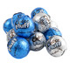Palmer Chocofluff Marshmallow Balls, round, dark chocolate coated, fluffy white marshmallow, approx. 48 per lb.
