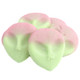 Pink and light green alien-shaped Gummy Aliens, tangy watermelon flavor, approx 53 per pound.