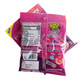 Colorful Juicy Drop Mystery Cube wild berry gummy candy, chewy cube gummies in a 5oz bag. Sweet, tangy fruit mix.